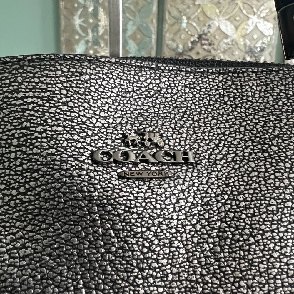 Coach Kelsey Metallic Tote/Crossbody Bag